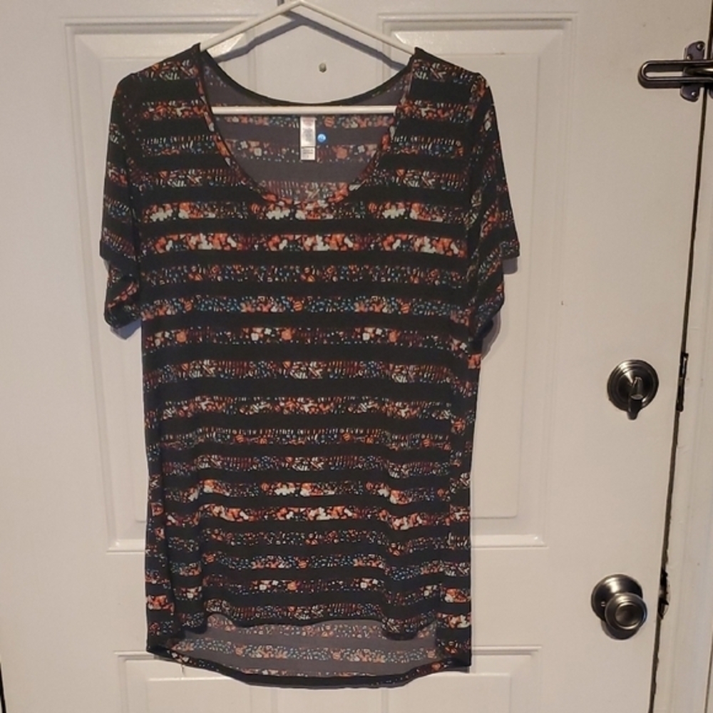 Women's Multicolor Patterned Top